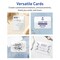 Avery Glossy White Invitation Cards, 5" x 7" Rectangle Flourished Edge